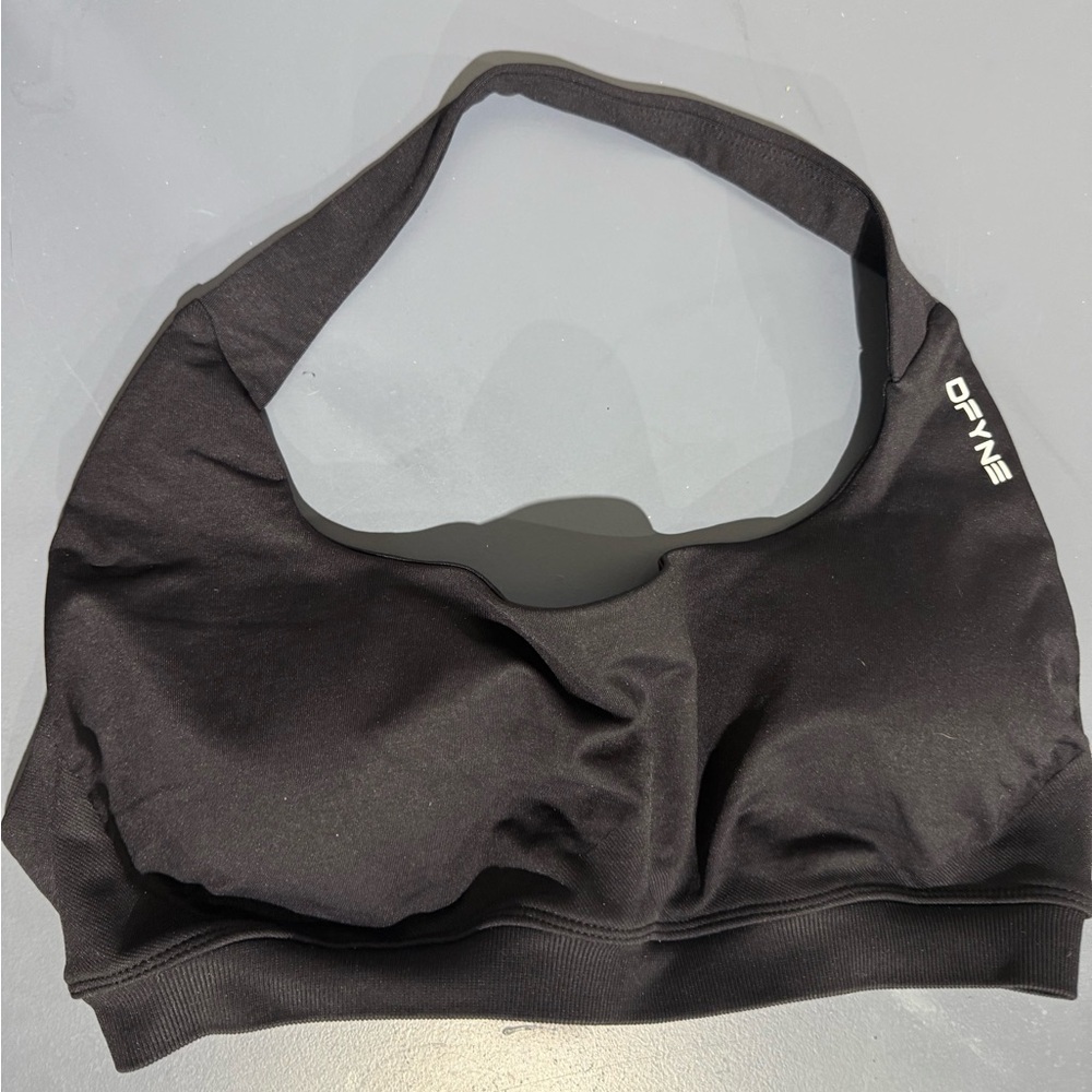 Black Defyne Halter Sports Bra  BRAND NWT!! - Picture 4 of 6